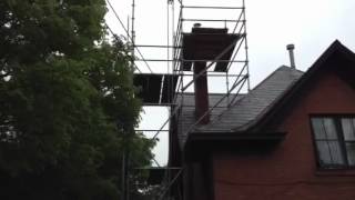 Scaffolding Done Right for Chimney Repairs [upl. by Atnauqal]