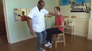 Touch Tuina How to treat back pain in seated [upl. by Nimra979]