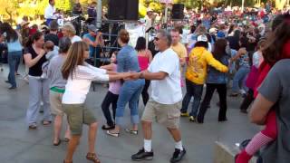 Swing Dancing at Polliwog Park  quotJump Jive an Wailquot [upl. by Llebiram247]