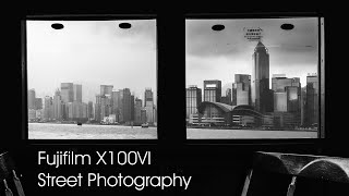 Fujifilm X100VI Street Photography in Black amp White  Sample Photos in Hong Kong [upl. by Zenobia798]