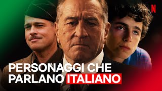 Ecco come PARLANO ITALIANO gli attori di 10 serie e film  Netflix Italia [upl. by Dickens]