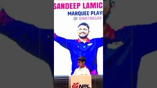 NPL lucky draw marquee player biratnagar Sandeep ❤️ [upl. by Naujahs937]