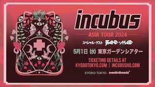 Incubus with special guest BandMaid  Tokyo 2024  Eventim Live Asia [upl. by Honeyman]