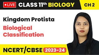 Kingdom Protista  Biological Classification  Class 11 Biology Chapter 2  LIVE [upl. by Nnylodnewg]