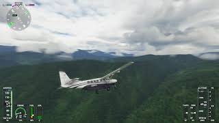 Extreme Landing Challenges Bugalaga Airstrip WX53 [upl. by Adniralc]