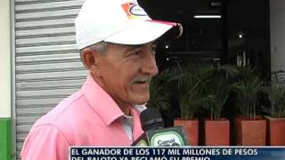 El ganador de los 117 mil millones de pesos del Baloto ya reclamó su premio [upl. by Salvadore]