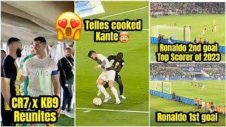 🤯Alex Telles cooked Kante Ronaldo reunites Benzema in Al nassr vs Al Ittihad goals [upl. by Ocker767]