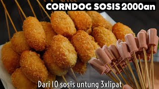 PASTI LARIS CORN DOG SOSIS jual2000an langsung ludes 408 [upl. by Ressler599]