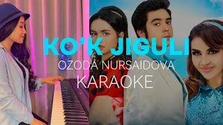 Kok jiguli  Ozoda Nursaidova  KARAOKE I Кўк жигули  Озода Нурсаидова  КАРАОКЕ [upl. by Kellie]