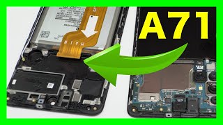 Samsung A71 BROKEN SCREEN RESTORATION 🔴 [upl. by Terina]