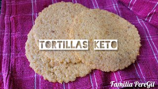 ✨️Tortillas Keto receta fácil rápida y deliciosa 👌🏻Familia PereGil [upl. by Oibirot989]