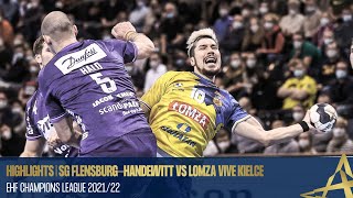 HIGHLIGHTS  SG FlensburgHandewitt vs Lomza Vive Kielce  Round 11  EHF Champions League 202122 [upl. by Anitsrik]