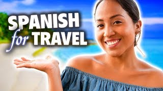 Beginner Spanish Phrases Every Traveler Needs to Know ✈️ [upl. by Silden977]