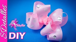 🌟 Lazo de Cintas CRUZADO y LUMINOSO 🌟  Video 46  SDetalles  DIY [upl. by Dickinson950]