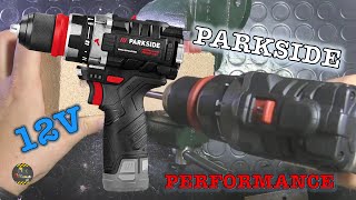 PARKSIDE trapano avvitatore con percussione performance 12V mandrino separabile PSBSAP 12 A1 Lidl [upl. by Safire]