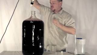 Making Wine from a Kit Part III Degassing and Clarifying Your Wine [upl. by Alper]