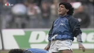 Maradona Live is life 1989 Napoli Bayern Munich  Best warmup ever [upl. by Aerdnek]