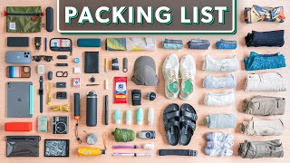 The Ultimate Vacation Packing List  72 Essentials For Minimalist Carry On Travel [upl. by Nhguavaj139]