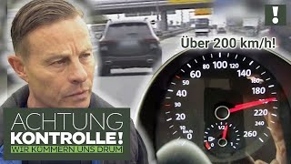 Mercedes heizt über AUTOBAHN 😱 Riskanter Fahrstil  Achtung Kontrolle  Kabel Eins [upl. by Abshier]