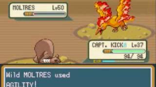 Pokemon Leaf Green Walkthrough Part 66 The Legendary Bird  Moltres [upl. by Eden]