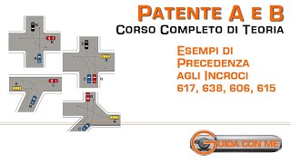 Incroci dei Quiz come non sbagliare le precedenze  Teoria esame Quiz patente B [upl. by Dulce212]