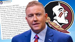 Kirk Herbstreit LOSES it snaps at FSU fans [upl. by Sellma]