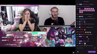 ItsSkyLOL Reacts To Pewdiepie Shouting Her Out [upl. by Koziel]