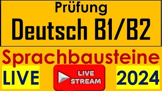 B1B2 Sprachbausteine  telc B2  DTB B2  B2 Grammatik  Live am 14052024 [upl. by Nations903]