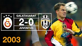 Nostalji Maçlar  Galatasaray 2  0 Juventus  02122003 [upl. by Inez755]