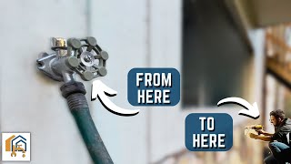 How to Add an Outdoor Spigot Anywhere [upl. by Eeleak713]