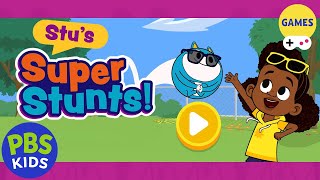 Lyla in the Loop  Stus Super Stunts Full Playthrough 🤸‍♂️🏅 Gameplay for Kids  PBS KIDS [upl. by Eneryc866]