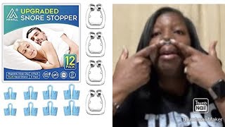 Review of Upgraded Snore Stoppers — Do you Snore 💤 and it’s affecting your Mate [upl. by Mita]