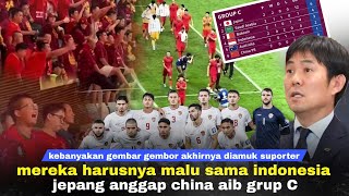 Jepang Ternyata Mereka Cuma Badut Nyatanya Masih Mending Indonesia Fans China Frustasi Ngamuk2 [upl. by Malynda]