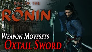 Rise of the Ronin  Weapon movesets Oxtail Sword [upl. by Avenej]