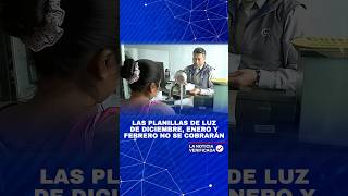 Las planillas de luz de diciembre enero y febrero no se cobrarán  La Noticia Verificada ✅ [upl. by Neb114]