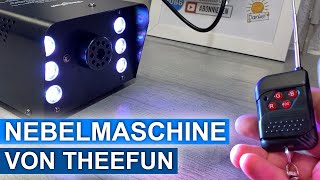 Eine günstige Nebelmaschine von Theefun zusammen mit dem Nebelfluid von Cameo [upl. by Leihcey]