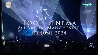 Tool LIVE  Ænema GOOD SOUND QUALITY AO Arena Manchester 1st June 2024 [upl. by Naawaj]