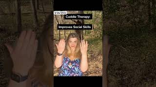 The benefits of cuddle therapy cuddletherapy mentalhealth [upl. by Hersh]