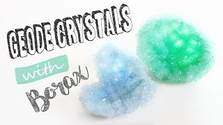 GEODE CRYSTALS with Borax  How to GROW you own CRYSTALS  Veronica Marie [upl. by Vergne538]