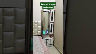 Rented house makeover ideasyoutubeshorts rentedhouse rented bedroommakover [upl. by Rebmeced]