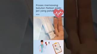 Proses bidai pada Jari kelingking dokter kesehatan bidai [upl. by Elsa]