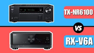 Onkyo TXNR6100 vs Yamaha RXV6A  Which One Is Better [upl. by Silber]