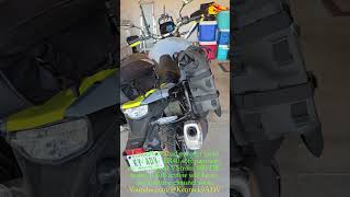 I installed Shad pannier racks and Shad TERRA TR40 soft panniers on my VStrom 800 DE motorcycle [upl. by Dupre]