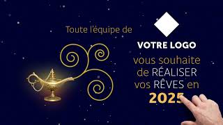 Vœux bonne année originaux 2025 🧞‍♂️💭 FX162  Vidéostorytelling by Néologis [upl. by Atilamrac409]