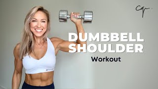 DUMBBELL SHOULDER Workout at Home [upl. by Ayyn769]