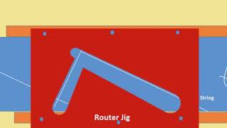 HOW TO SET UP AND USE A STAIR JIG ROUTER TEMPLATE [upl. by Ativla]