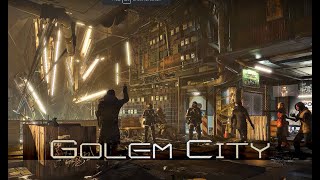 Deus Ex Mankind Divided  Golem City 1 Hour of Music [upl. by Inot]