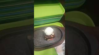 sizzler browni and ice creamshort videoyoytub 10k [upl. by Eittocs]