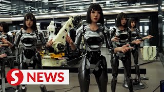 Humanoid robots come to life in Chinese factory [upl. by Lanna961]