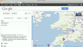 Route planner with Google Maps [upl. by Neiluj]